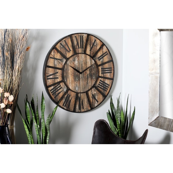 Carbon Loft Daffodil Black and Brown Clock. Opens flyout.