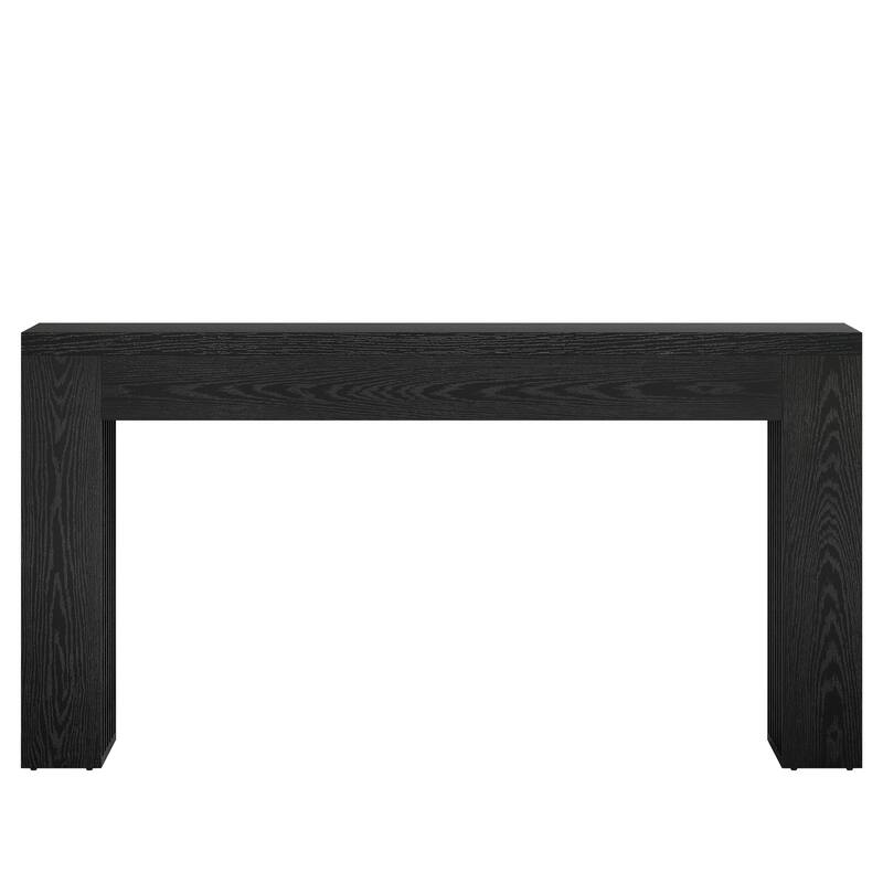 Wooden Console Sofa Table, Behind-the-Couch Accent Entryway Table for Entrance Hallway Living Room