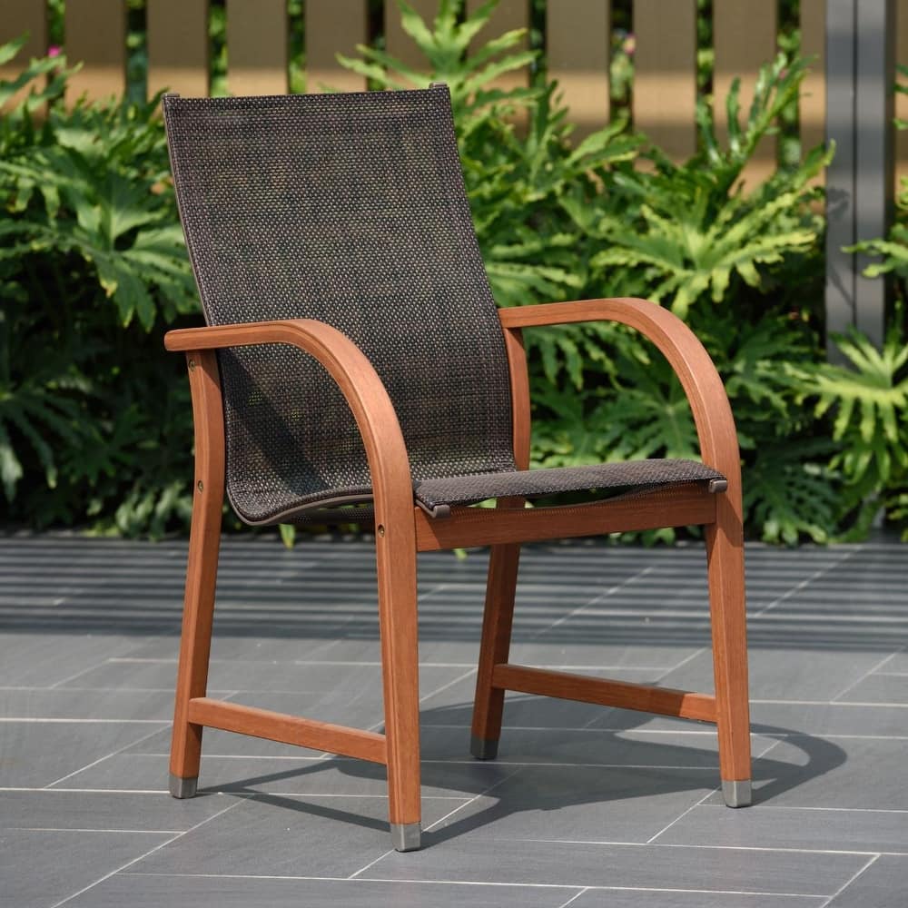 Tottenville Amazonia Outdoor Patio Dining Armchairs by Havenside Home