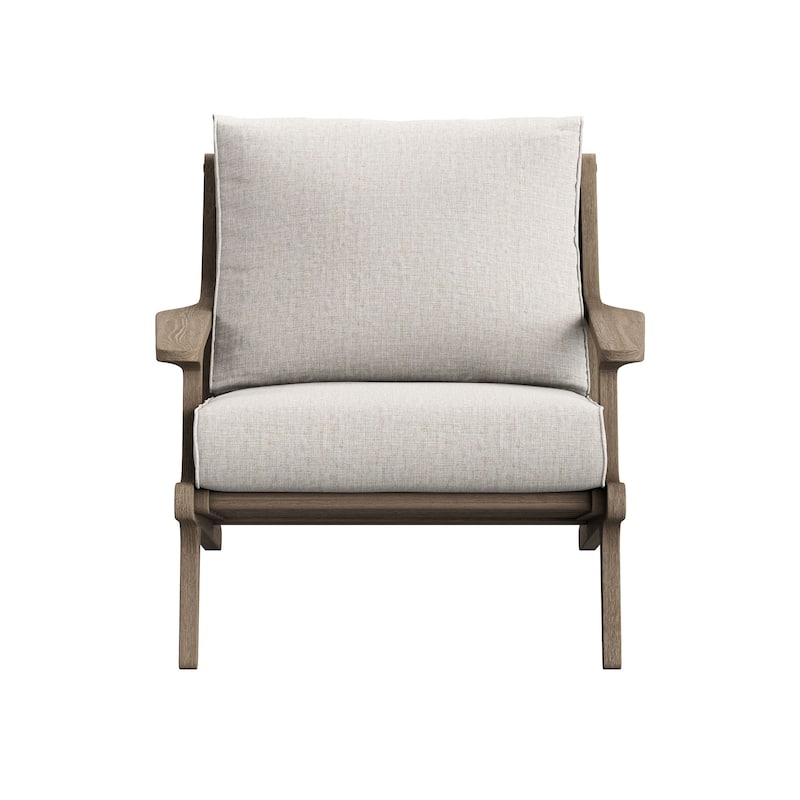 Saratoga Outdoor Patio Teak Wood Armchair