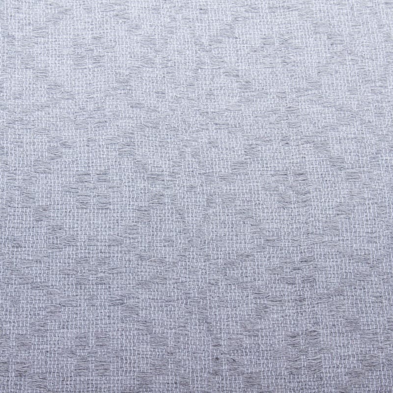 Novica Handmade Oaxaca Diamonds In Ash Grey Cotton Cushion Cover
