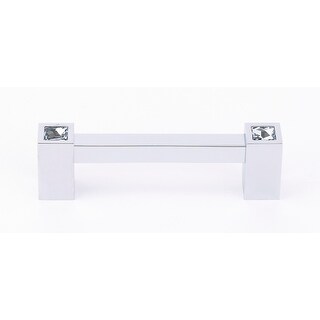 Alno Contemporary Crystal 3-1/2 Inch Center to Center Handle Cabinet