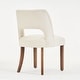 preview thumbnail 140 of 144, Wooden Dining Chairs Set of 2/4/6,Modern Fabric Upholstered Dining Room Chair Kitchen Chairs