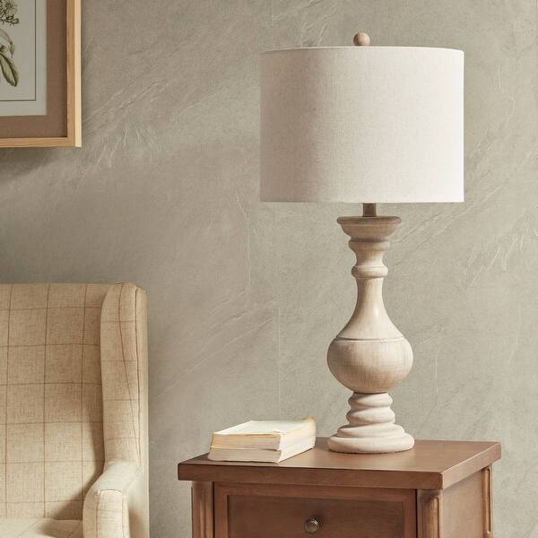 slide 2 of 6, Martha Stewart Carra Natural Table Lamp