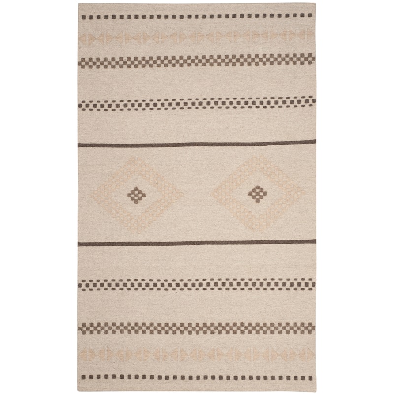 SAFAVIEH Handmade Flatweave Dhurries Rakhi Modern Wool Rug