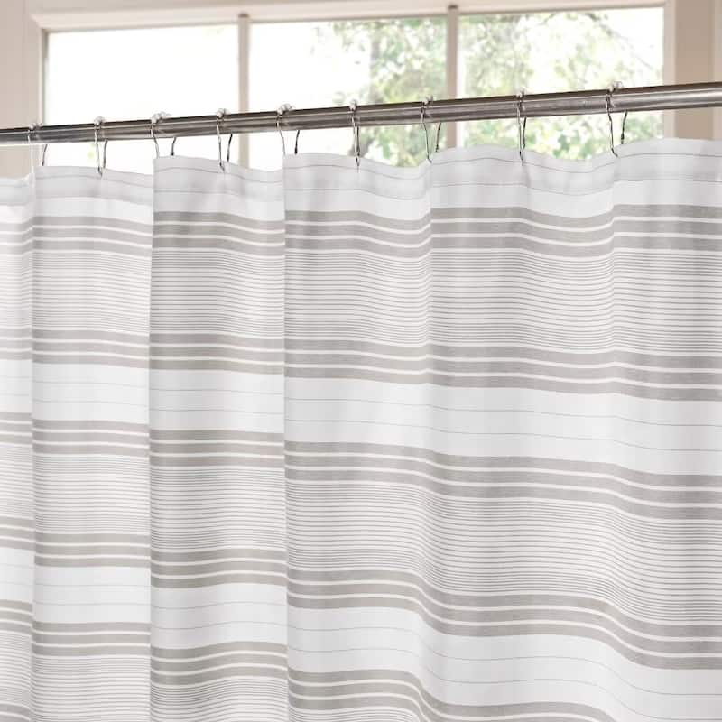 Beach Stripe Water Repellent Shower Curtain