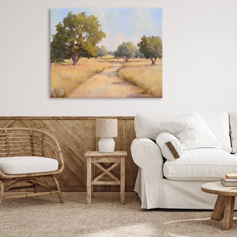 Stupell Getting Lost Natural Field Canvas Wall Art Design By Petal Prints Design