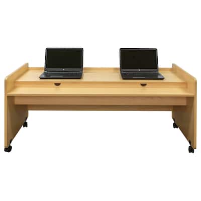 Tot Mate Laminate Mobile Desk - 60" x 27 1/2" x 26", Ready-To-Assemble