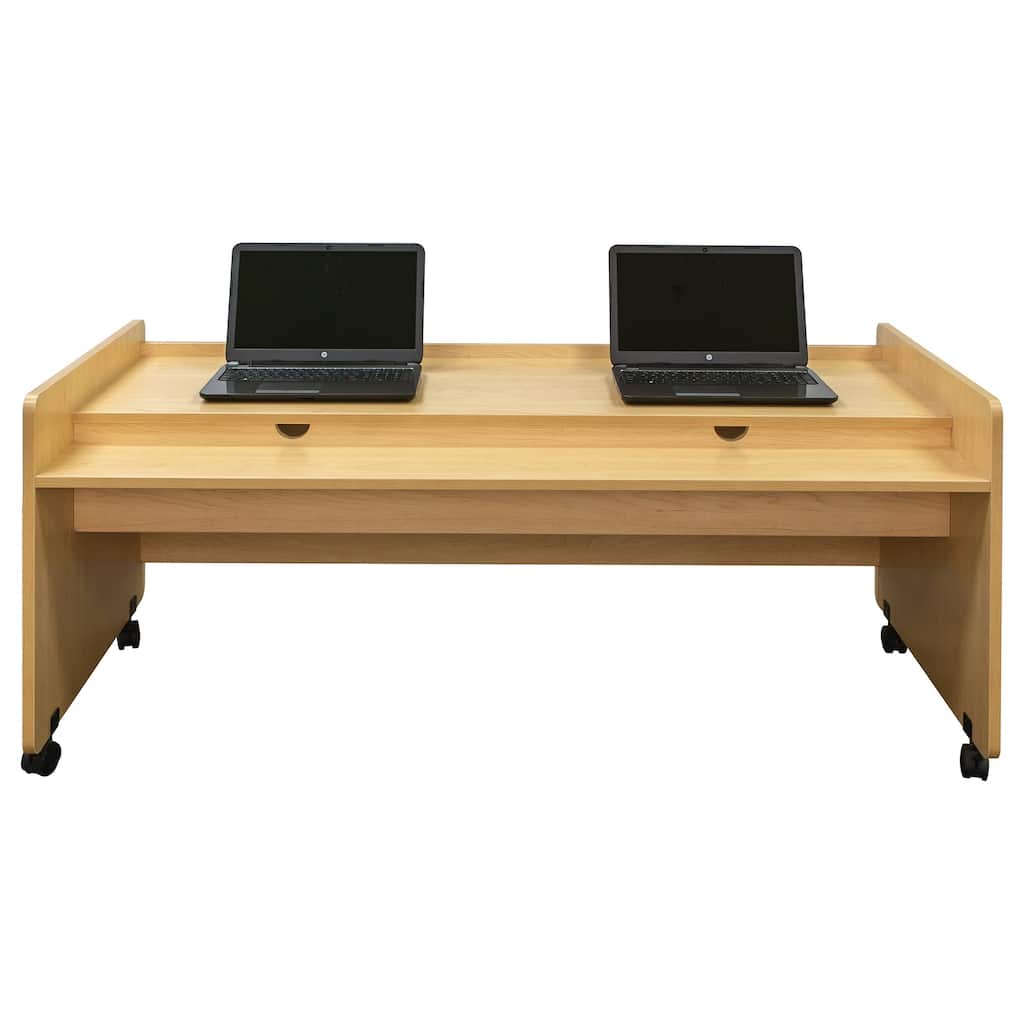 Tot Mate Laminate Mobile Desk - 60" x 27 1/2" x 26", Ready-To-Assemble