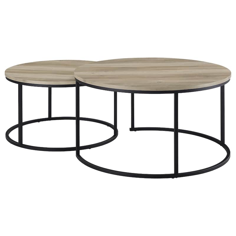 Lainey 2-piece Round Nesting Coffee Table