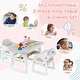 preview thumbnail 4 of 28, Costway 3-Piece Kids Table and Chair Set Toddler Activity Study Desk - See Details