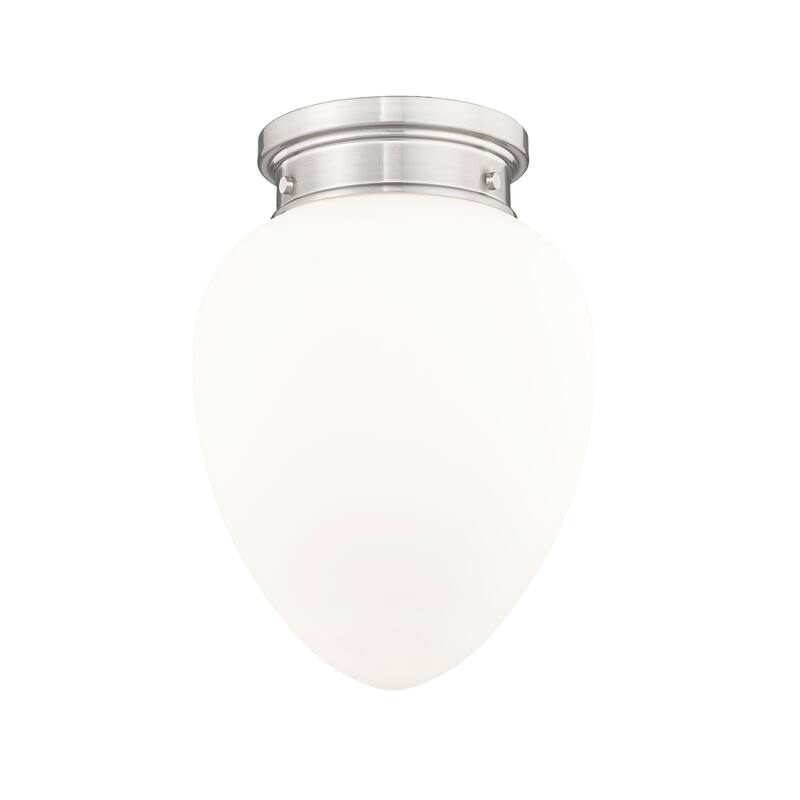 Z-Lite 1945F9 Gideon 10" Wide Flush Mount Urn Ceiling Fixture - Brushed Nickel