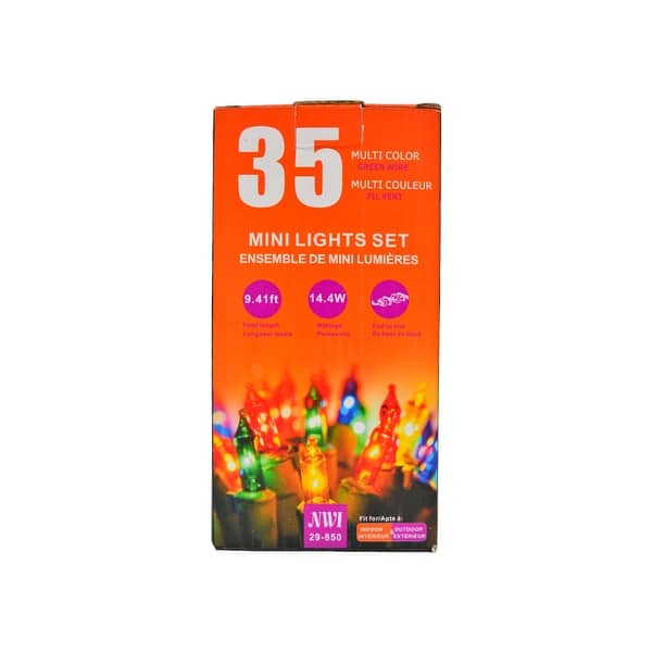 35 Lt Indoor/Outdoor Mini Light Set (Multi Bulbs) - Set of 2 - Bed Bath ...