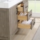 preview thumbnail 88 of 99, Leon 60 in. Double Bathroom Vanity with Composite Stone Top