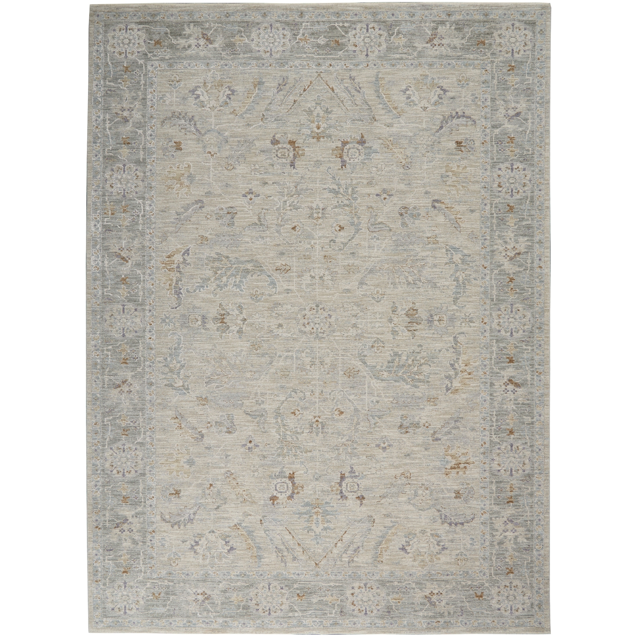 Nourison Asher Indoor only Persian Floral Medallion Area Rug