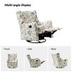 preview thumbnail 44 of 44, Gastone Transitional Floral Fabric Nursery Recliner with Curved Arms by HULALA HOME(Set of 2)