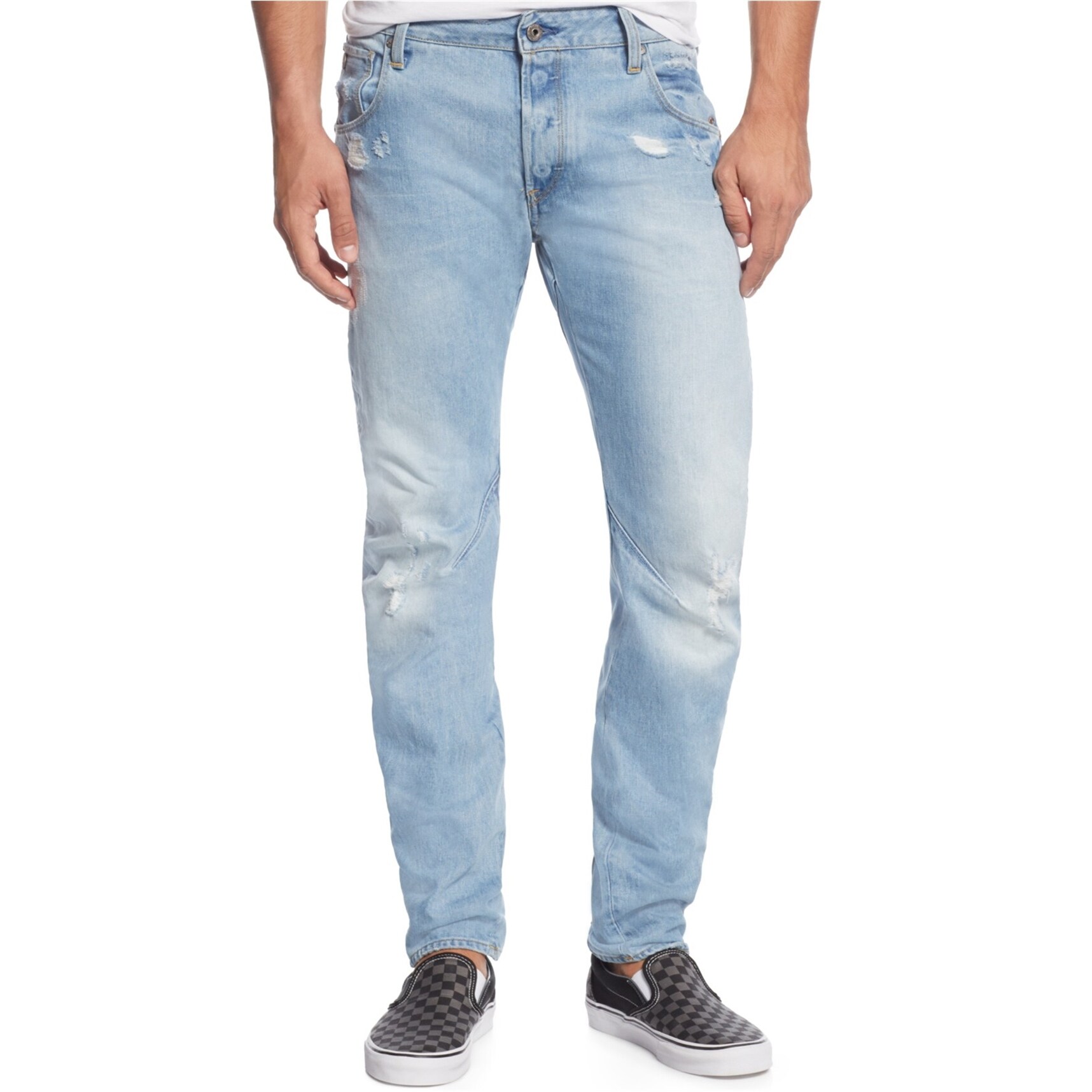 Shop G Star Raw Mens Arc 3d Slim Fit Jeans Blue 38w X 32l 38w