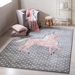SAFAVIEH Carousel Kids Maronna Unicorn Rug