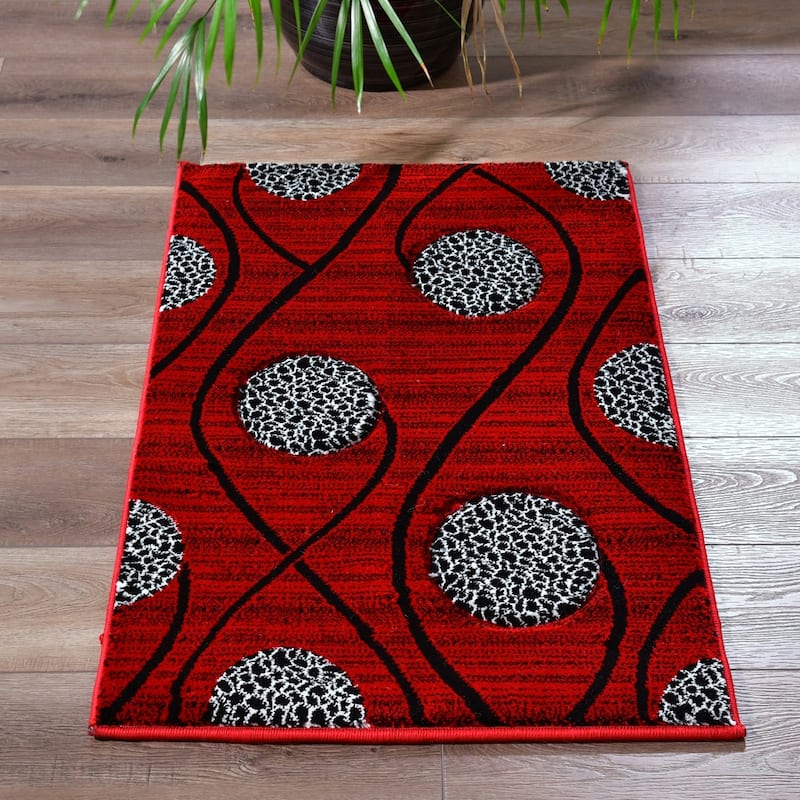 Orelsi Collection Abstract Area Rug