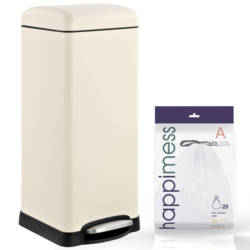 happimess Betty Retro 8-Gallon Step-Open Trash Can