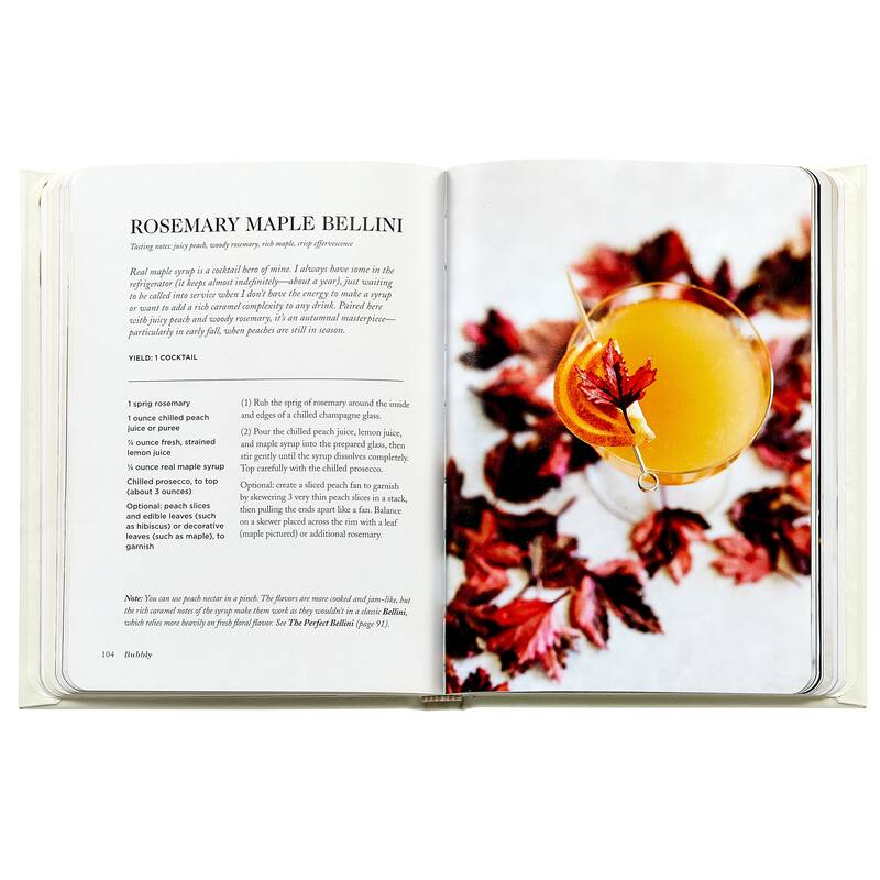 Graphic Image Bubbly Coffee Table Book, Leather, Ivory