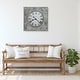 preview thumbnail 1 of 1, Howard Miller Bathazaar Industrial Chic, Transitional, Distressed, and Modern Gallery Wall Clock, Reloj De Pared Grey