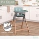 preview thumbnail 14 of 16, Evolur Tiny Throne 2 in 1 Highchair