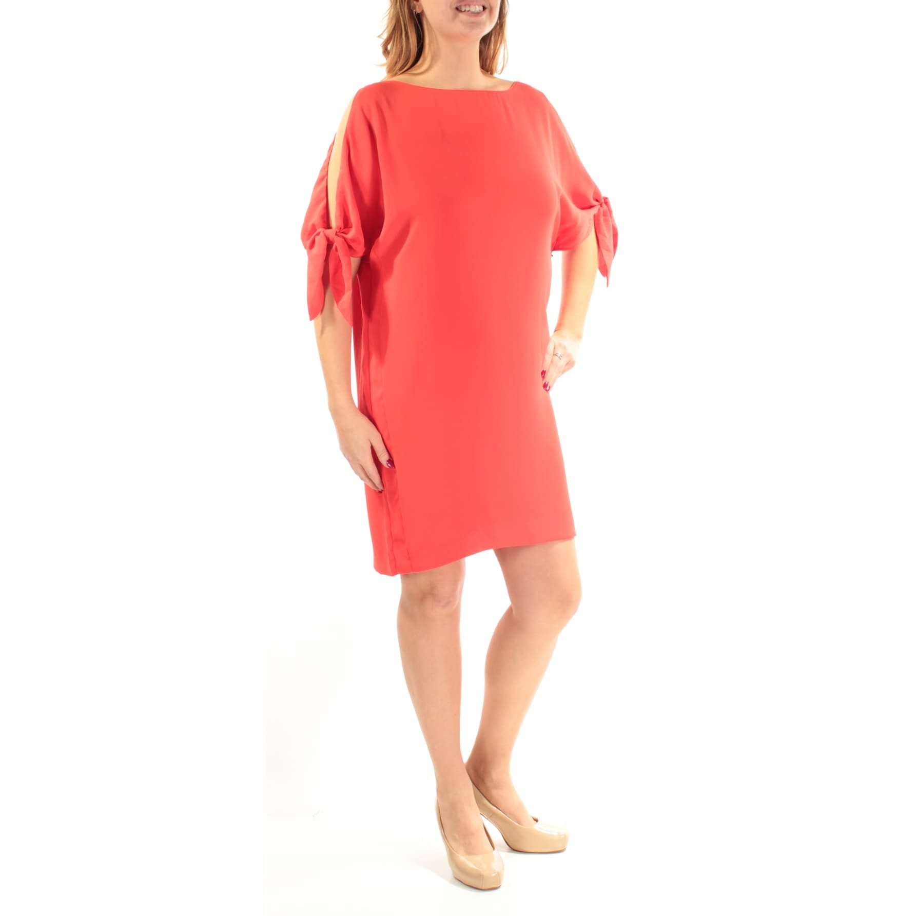 vince camuto orange dress