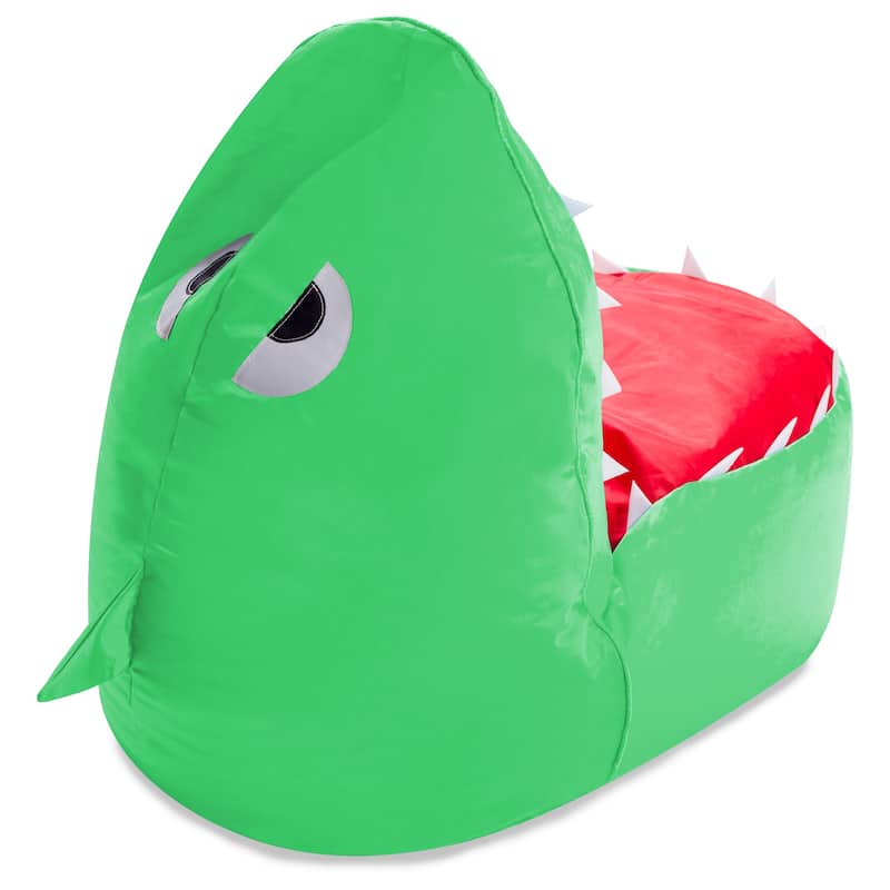 Shark Filled Bean Bag Chair or Cover Only for Toddlers and Kids, Large 30"