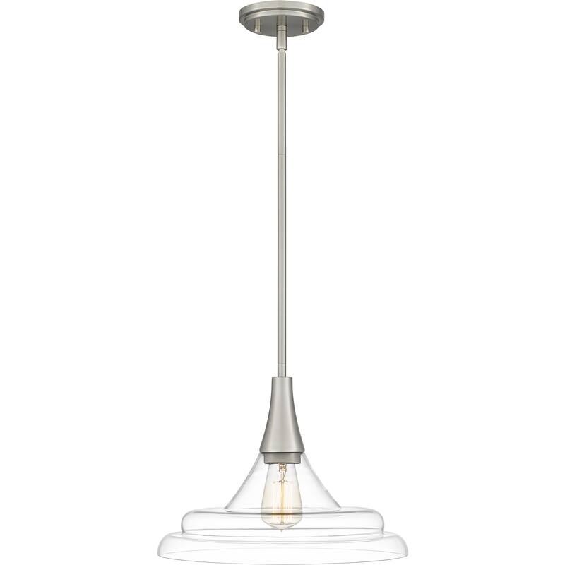Grayton 1-Light Brushed Nickel Pendant - Brushed Nickel
