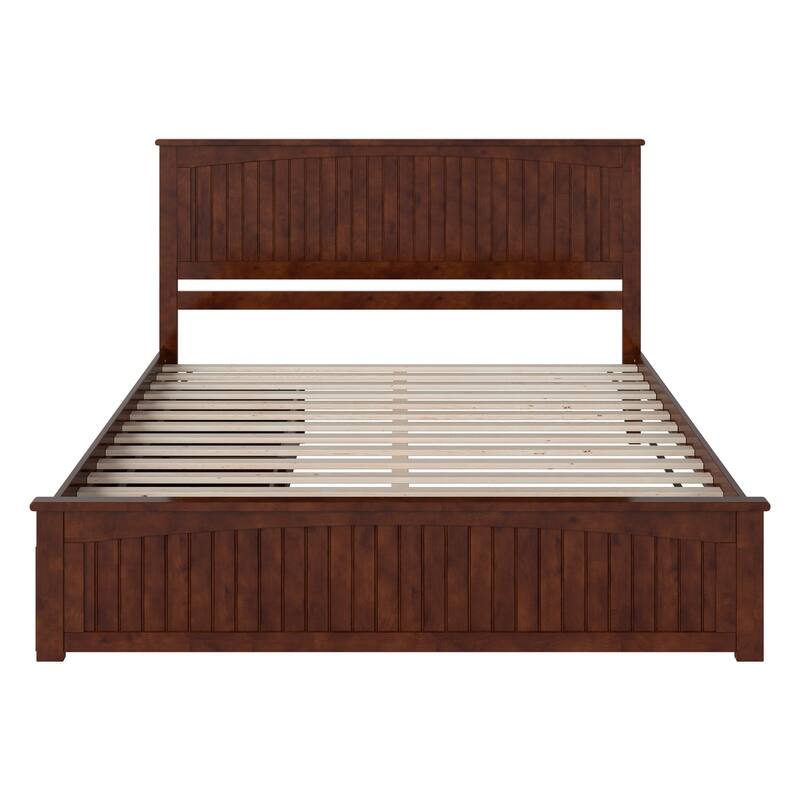 AFI Nantucket Platform Bed with Matching Footboard & Storage Drawers