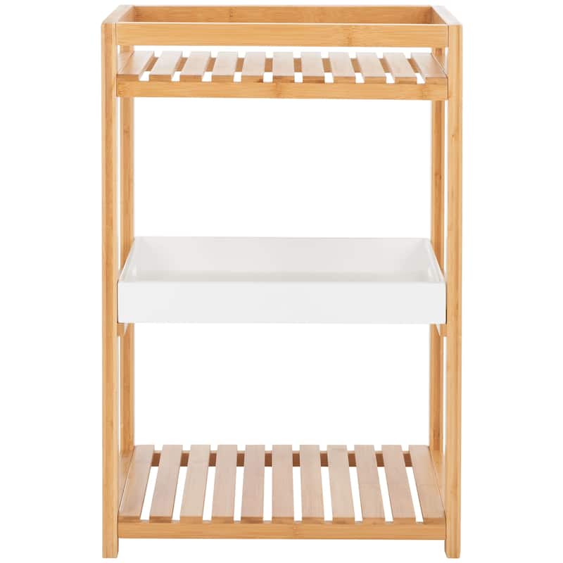 SAFAVIEH Zarah 3 Tier Shelf - 19" W x 13" D x 28" H - 18Wx13Dx28H