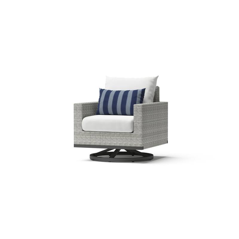 Milo 5 Piece Sunbrella Outdoor Patio Motion Club Set