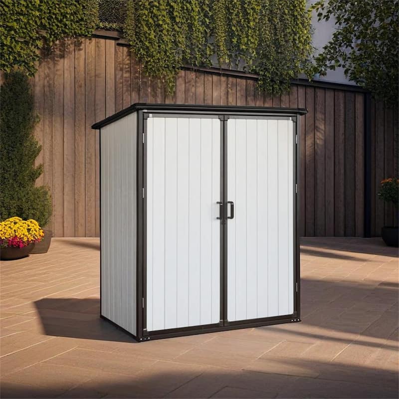 Outdoor Waterproof Storage Shed - Black