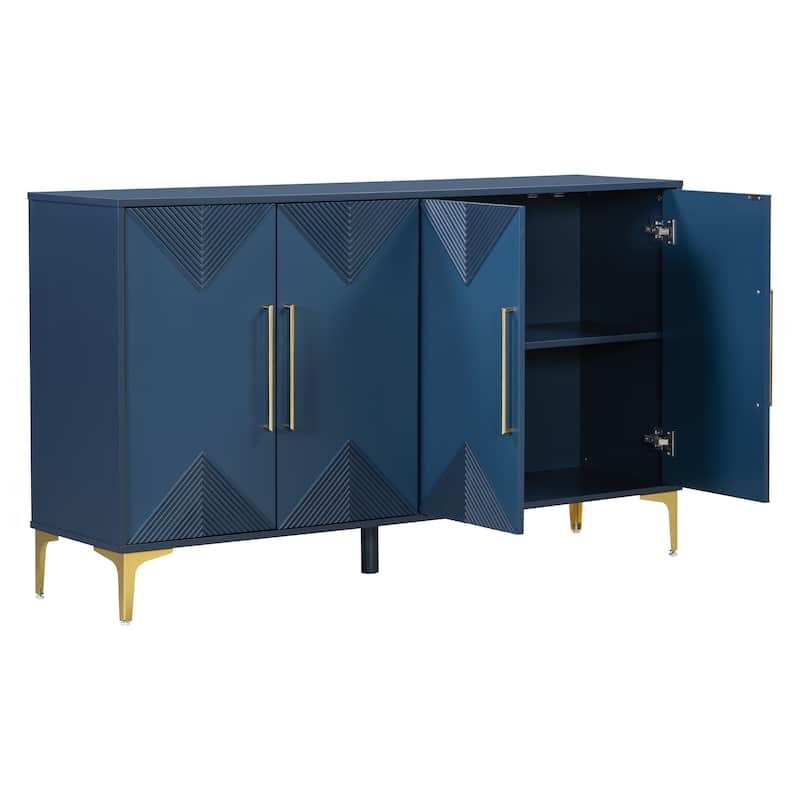Unique Features of a Four-Door Cabinet