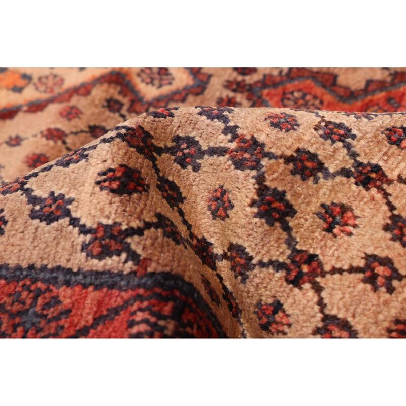 ECARPETGALLERY Hand-knotted Andelz Brown Wool Rug - 3'9 x 9'2