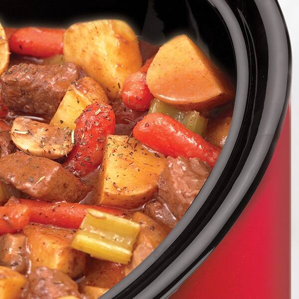5 qt. Red Oval Slow Cooker with Travel Bag 5 qt. Red Oval Slow Cooker with Travel Bag