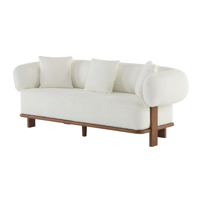 Christopher Knight Home - Oliver Wells Signature Round Arm Sofa