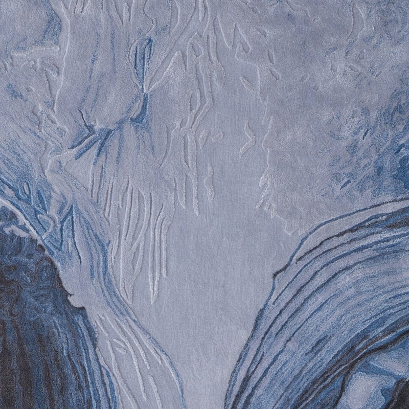 HomeRoots Abstract Coastal Rectangle Area Rug