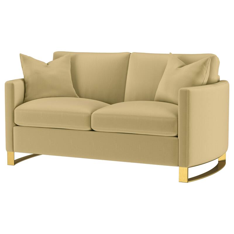 Corliss Upholstered Arched Arm Loveseat