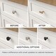 preview thumbnail 7 of 8, Liberty Hardware Decca 1 Inch Bar Cabinet Knob