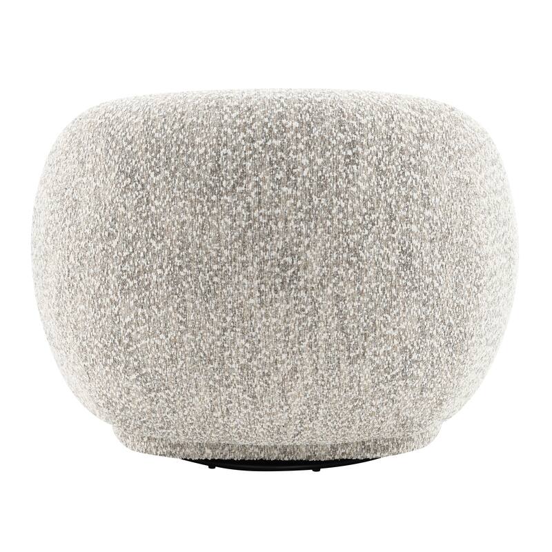 Furniture of America Erynn Modern 42-inch Boucle Swivel Accent Chair