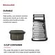 preview thumbnail 10 of 9, KitchenAid Gourmet 4-Sided Stainless Steel Box Grater