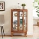 preview thumbnail 3 of 30, GDFStudio - Regency Traditional Storage Curio Cabinet with Tempered Glass Doors and Lighted Display