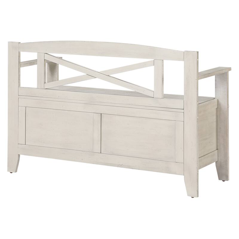 Entryway Bench with Flip Up Storage