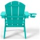 preview thumbnail 66 of 73, Laguna Kids Outdoor Poly Adirondack Chair with Cup Holder (Set of 2)
