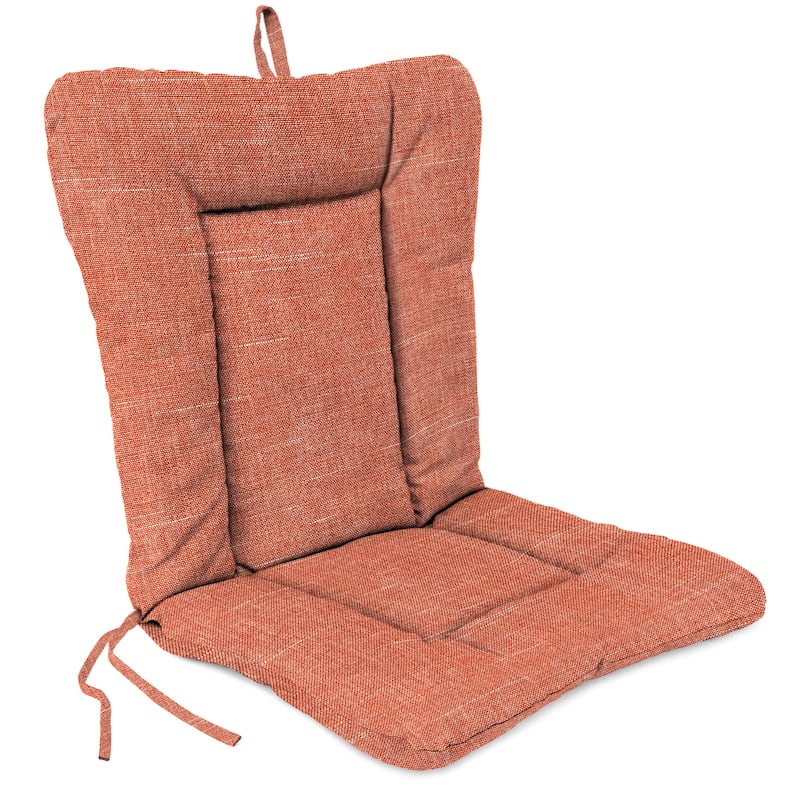 21" x 38" Outdoor Chair Cushion with Ties and Loop - 38'' L x 21'' W x 3.5'' H