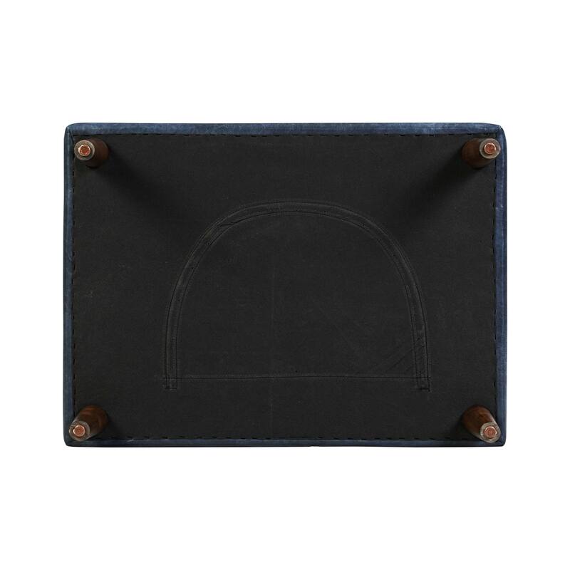 Poly & Bark Napa Ottoman - Full Grain Genuine Italian Leather