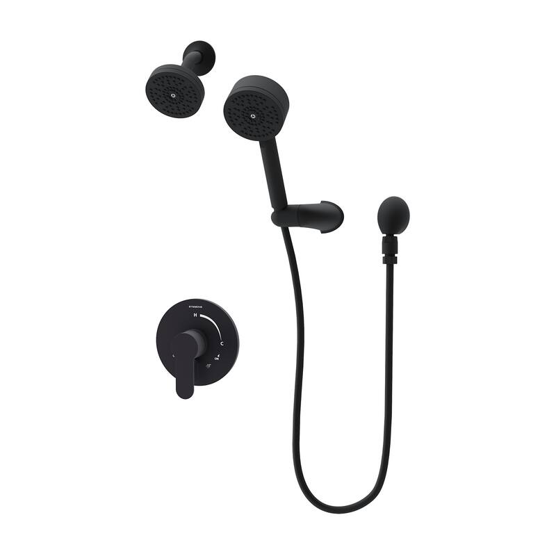 Symmons S679815TRM Identity HydroMersion Pressure Balanced Shower - Matte Black