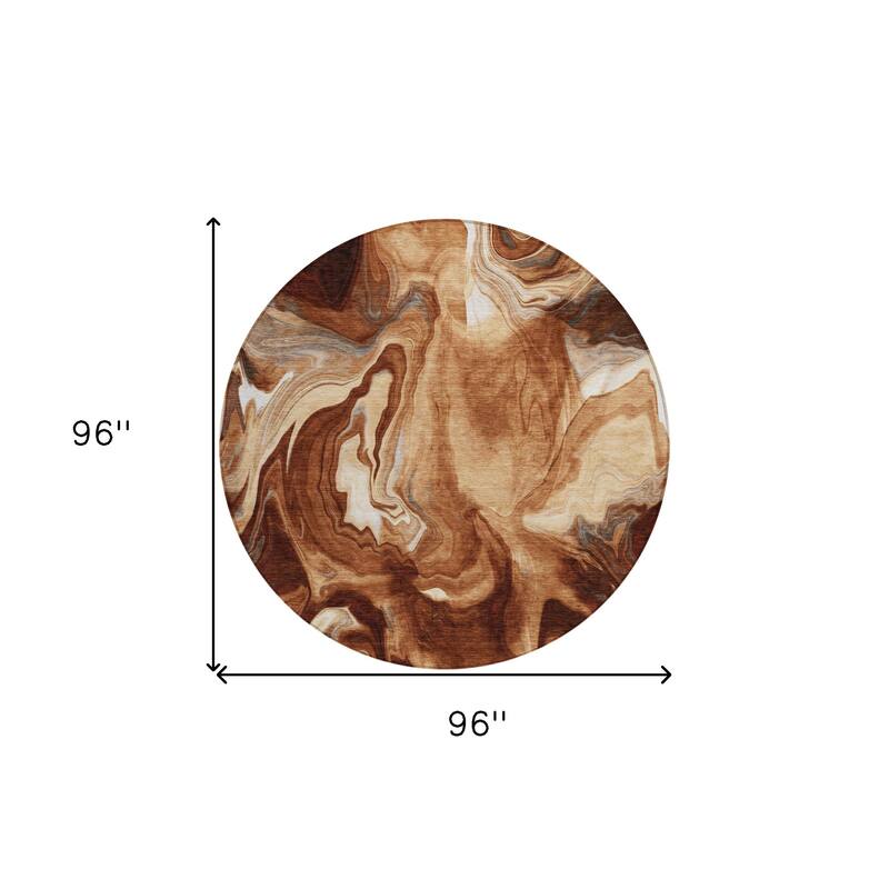 HomeRoots Abstract Transitional Rectangle Outdoor Rug